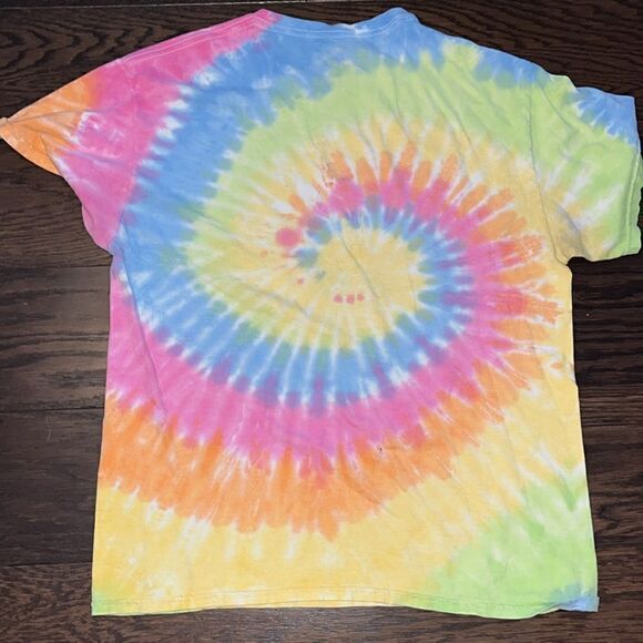 Steven Rhodes my first voo doo doll funny tie dye hippie style rainbow T-Shirt - Picture 4 of 4